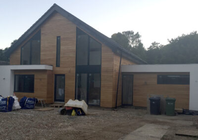 Front elevation of a new build on Sywell, Northants