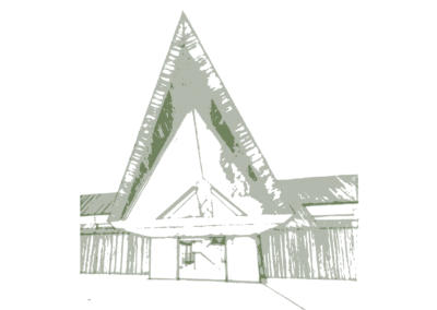 Line drawing / sketch of a futuristic property with paragraph 80 granted planning permission