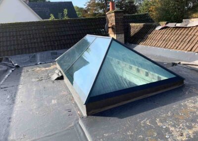 Roof lantern on EPDM roof in Thrapston