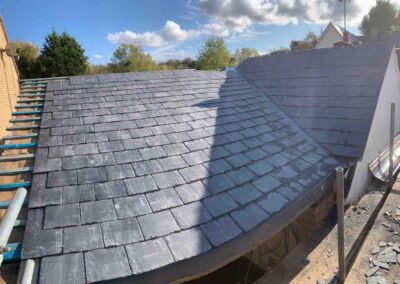 Slate roof on bungalow extension in Thrapston